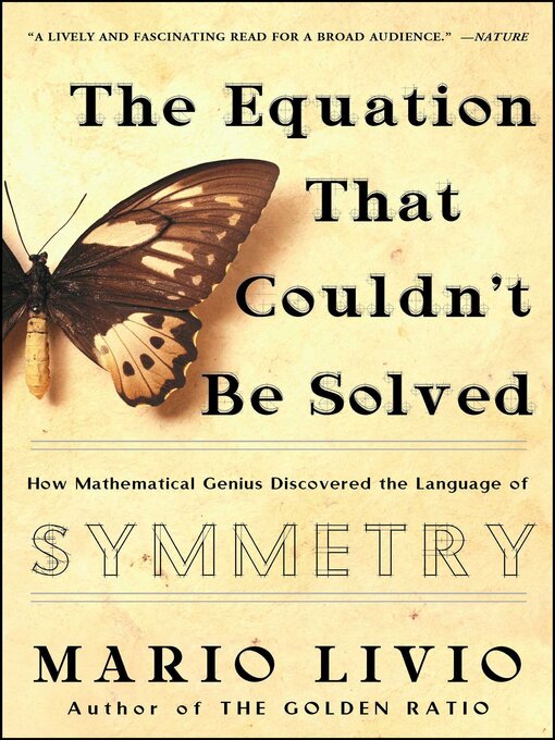 Title details for The Equation that Couldn't Be Solved by Mario Livio - Available